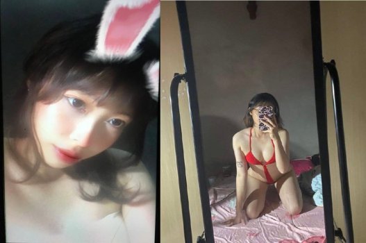 Clip nóng bỏng em hot girl thích khoe body trong bikini hồng