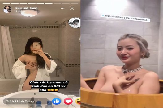 Cô gái Triệu Linh Trang bốc lửa trong clip TikTok nóng bỏng