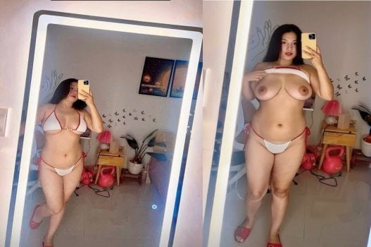 Nàng mẫu ảnh khoe thân hình quyến rũ gây sốt